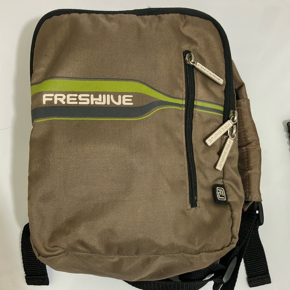 VTG Freshjive Mini Backpack Carrying Case Messenger Bag Briefcase Stash Pack EUC